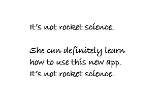 not rocket science examples